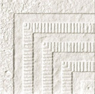 Gardenia (Versace) Palace Stone декор Greca White Angoli Lap/Nat 9.8*9.8