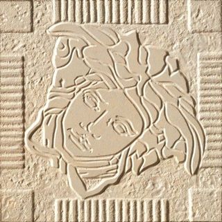 Gardenia (Versace) Palace Stone декор Medusa Almond Angoli Lap/Nat 9.8*9.8