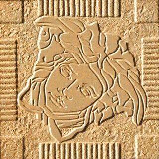 Gardenia (Versace) Palace Stone декор Medusa Oro Angoli Lap/Nat 9.8*9.8