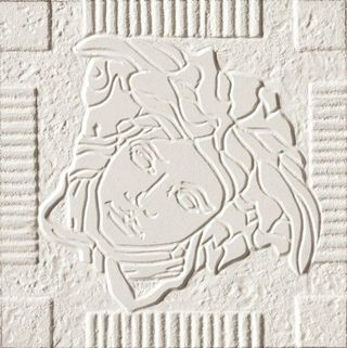 Gardenia (Versace) Palace Stone декор Medusa White Angoli Lap/Nat 9.8*9.8