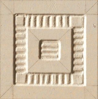 Gardenia (Versace) Palace Stone декор Greca Almond Tozzetti Lap/Nat 3.2*3.2