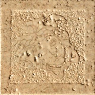 Gardenia (Versace) Palace Stone вставка Beige Tozzetti Medusa Levigati 9.8*9.8