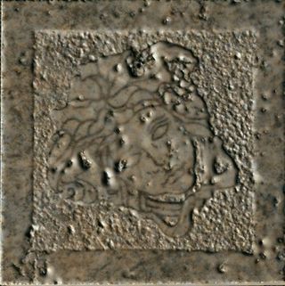 Gardenia (Versace) Palace Stone вставка Nero Tozzetti Medusa Levigati 9.8*9.8