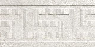Gardenia (Versace) Palace Stone бордюр White Lap/Nat Fasce Greca 39.4*19.7