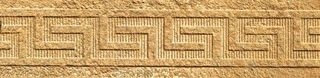 Gardenia (Versace) Palace Stone бордюр Oro Lap/Nat Fasce Greca 39.4*9.8