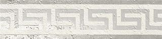 Gardenia (Versace) Palace Stone бордюр Greca White/Black Fasce Levigate 39.4*9.8