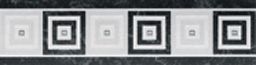 Декор Quadra Bianco/Nero RT 30.5*8