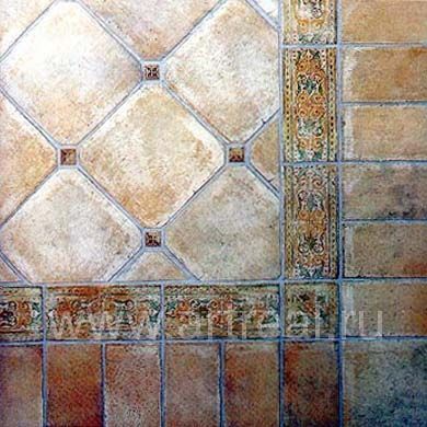 интерьер керамической плитки завода Tagina коллекции Antica Umbria

