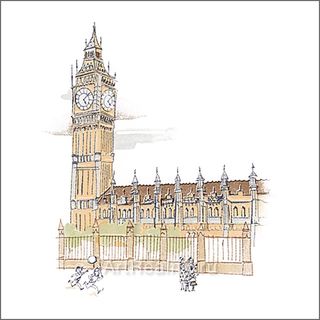 Kerama Marazzi Бейкер-Стрит декор Декор Биг Бен  20*20