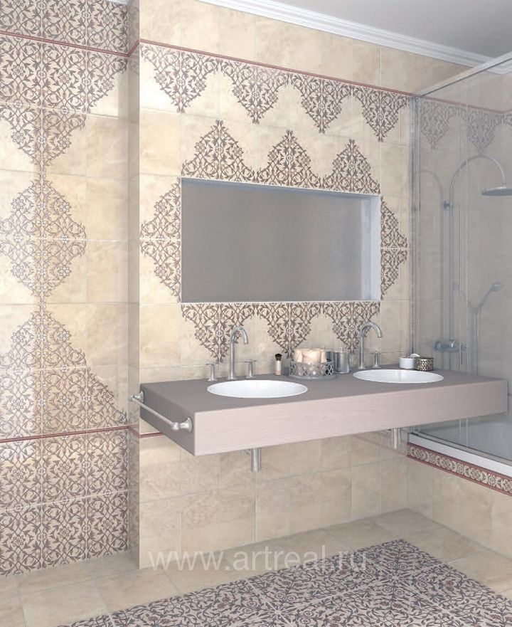 Керамическая плитка Kerama Marazzi Тадж-Махал в интерьере