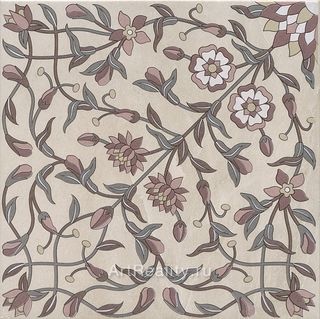 Kerama Marazzi Тадж-Махал декор Декор Тадж Махал 1/4 Розона 30.2*30.2