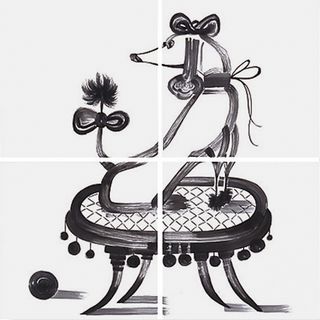 Bardelli Cuban Black панно 6 40*40