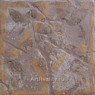 Eco Ceramica I Mecenati напольная плитка  Composizione Fiori Arancio 20*20