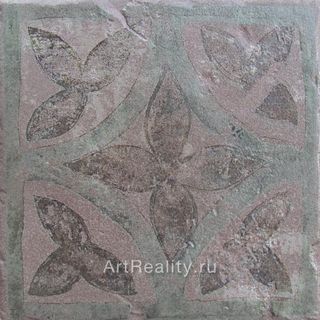 Eco Ceramica I Mecenati напольная плитка  Composizione Fiori Verde 20*20