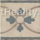 Arkadia Cementi Novecento декор Fascia Fiore Blu 20*20