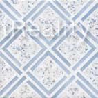 Arkadia Cementi Novecento декор Decoro Graniglia Blu  20*20
