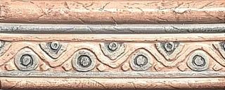 ABK Romanica бордюр Geometrica Rosa 12.5*8