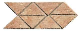 ABK Petraia декор Freccia Triangoli Beige 25*12.5