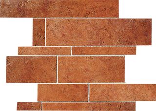 ABK Petraia мозаика Mosaico Brick Mix Cotto 2 33.3*33.3