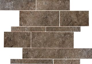 ABK Petraia мозаика Mosaico Brick Mix Nero 1 33.3*33.3