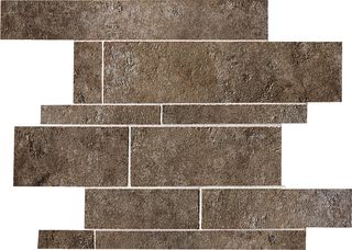 ABK Petraia мозаика Mosaico Brick Mix Nero 2 33.3*33.3