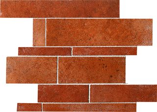ABK Petraia Mosaico Brick Mix Rosso 2
