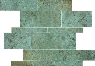 ABK Petraia Mosaico Brick Mix Verde 1