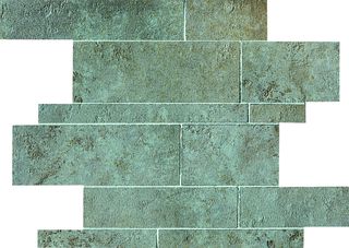 ABK Petraia мозаика Mosaico Brick Mix Verde 3 33.3*33.3