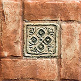 ABK Petraia вставка Tozzetto Araldico Ocra 1 12.5*12.5