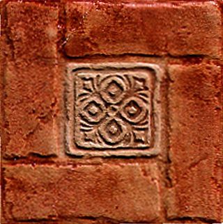 ABK Petraia вставка Tozzetto Araldico Rosso 1 12.5*12.5