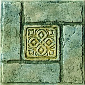 ABK Petraia вставка Tozzetto Araldico Verde 1 12.5*12.5