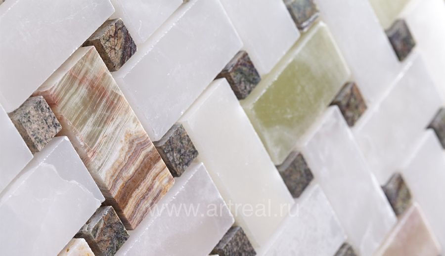 Мозаика Art&Natura Marble Mosaic в интерьере