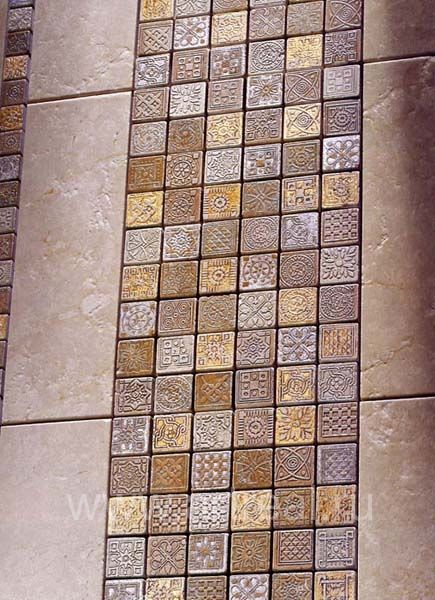 Интерьер коллекции мозайки Acquefori mosaics испанской фабрики Petra antiqua (Испания)