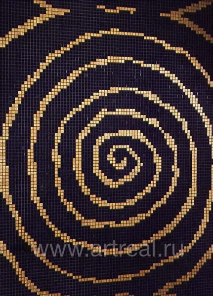 Интерьер коллекции мозайки Acquefori mosaics испанской фабрики Petra antiqua (Испания)