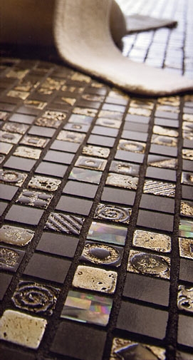 Интерьер коллекции мозайки Acquefori mosaics испанской фабрики Luxury (Испания)