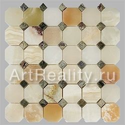 Art&Natura Octagon Pattern мозаика Verde Onix + Rain Forest Green 30.5*30.5
