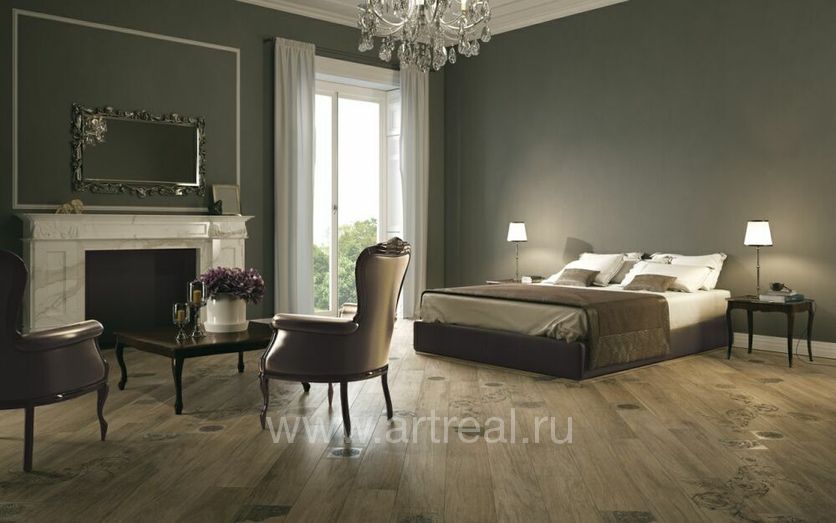 Керамогранит Iris French Woods в интерьере