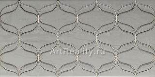 Vitra Ethereal декор Platinum Geometric Decor L. Grey Parlak Glossy 60*30*9