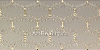 Vitra Ethereal декор Gold Geometric Decor L. Beige Parlak Glossy 60*30*9