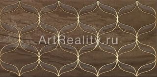 Vitra Ethereal декор Gold Geometric Decor Brown Parlak Glossy 60*30*9