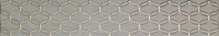 Vitra Ethereal бордюр Geometric Platinum Border L. Grey Parlak Glossy 60*10