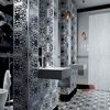 Ванная комната отделанная плиткой Fap Oh! в цветовой гамме Ode Bianco Nero Inserto/Grigio Classico/Vulkano.