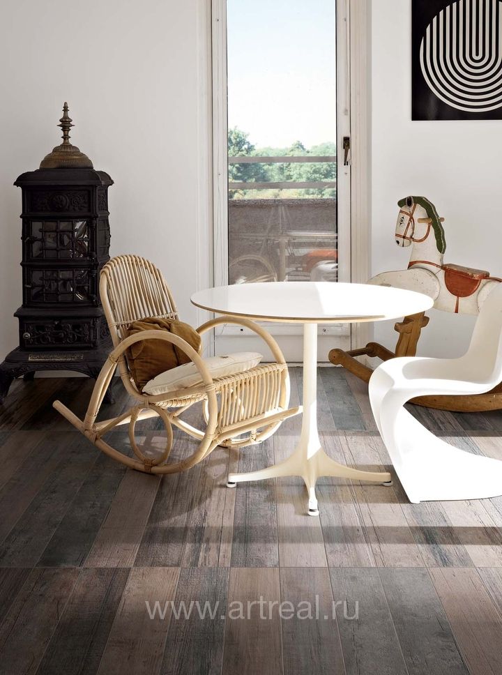 Керамогранит Rex Taiga в интерьере