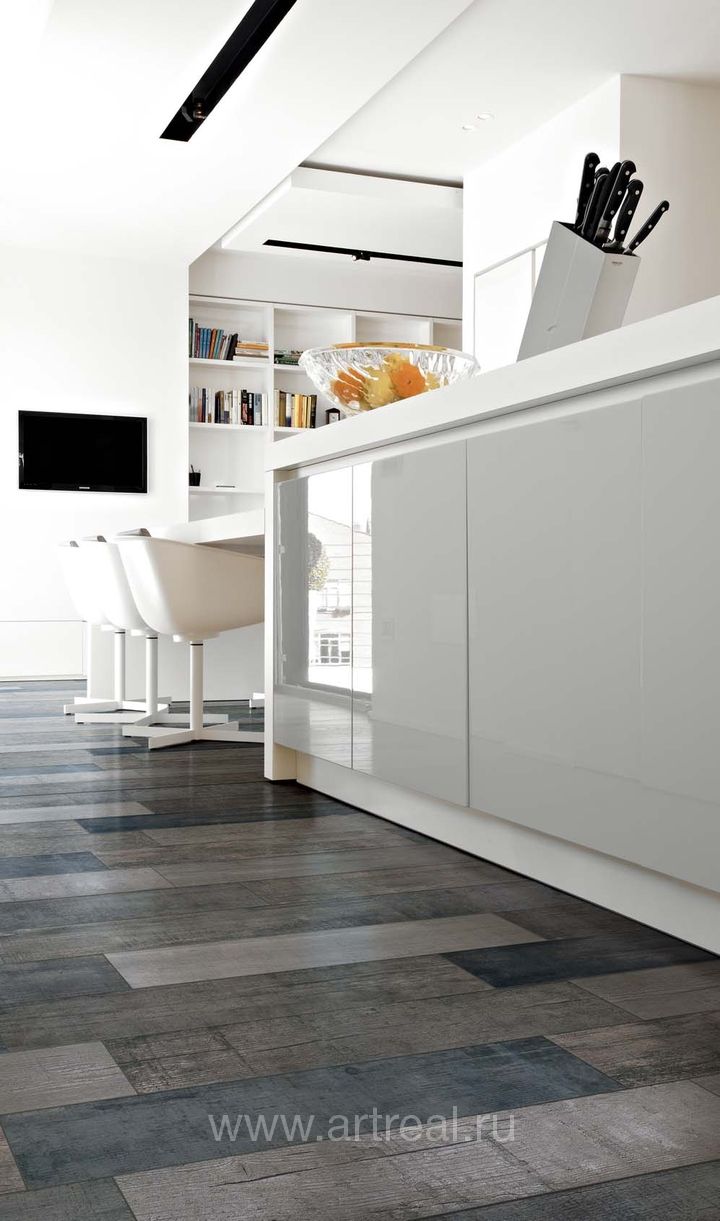 Керамогранит Rex Taiga в интерьере