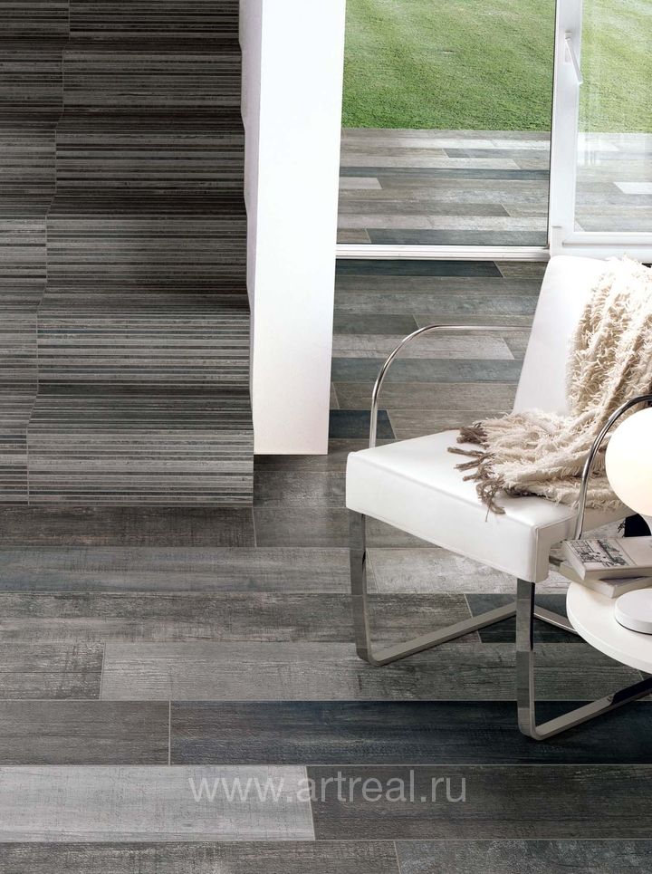 Керамогранит Rex Taiga в интерьере