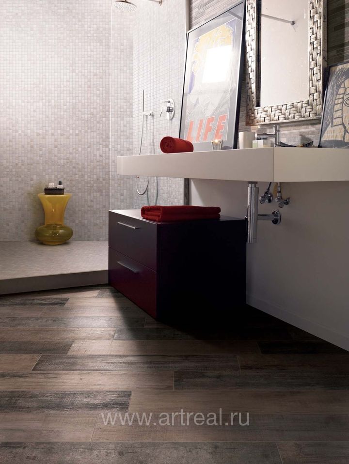 Керамогранит Rex Taiga в интерьере