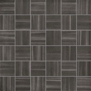 La Fabbrica Fifth Avenue мозаика Mosaico Stripes Black Chic Lapp. Rett. 30*30