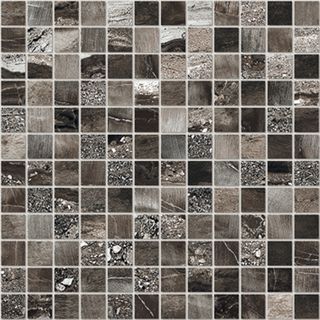 Mariner Rain Forest керамогранит Mosaico su rete Dark 30*30