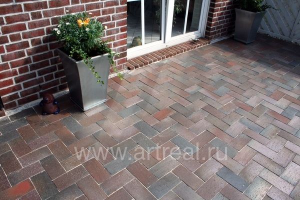 Клинкер Roben Брусчатка в интерьере