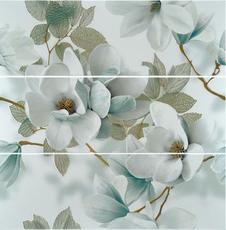 APE Purity декор Decor Set 3 Eddy Aqua 25*75